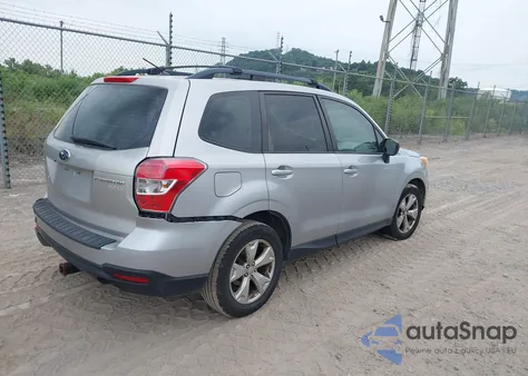 2015 Subaru Forester 2.5I z USA, uszkodzony, nr VIN JF2SJABC8FH434889